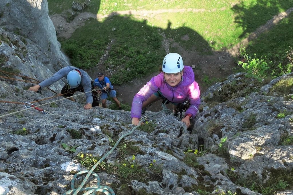 wspinanie w skałkach Jura