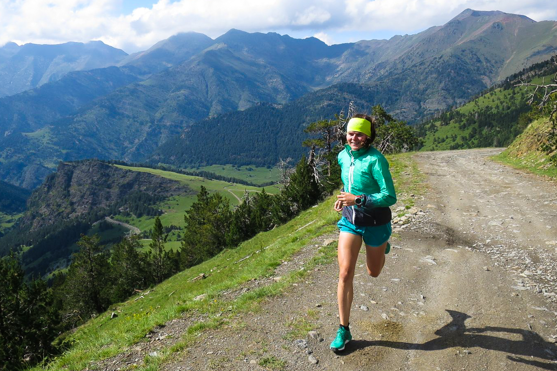Pireneje, Andorra, trening, bieganie